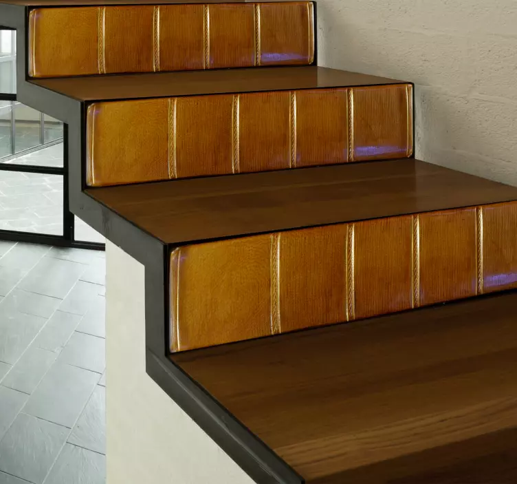 书楼梯贴纸 - TenStickers