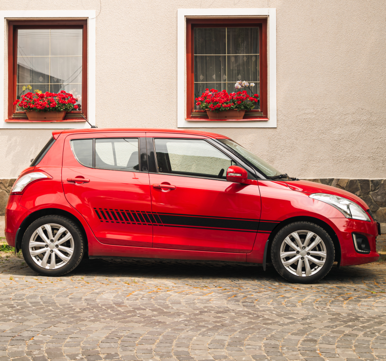 动物贴画渐变条纹 - TenStickers