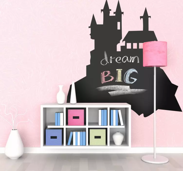 恐怖城堡黑板贴 - TenStickers