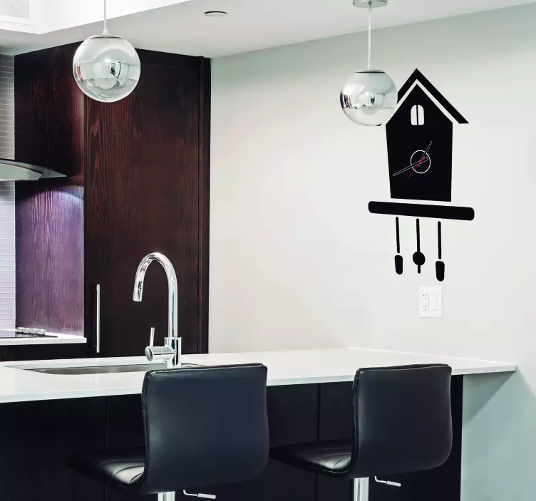 布谷鸟挂钟贴纸 - TenStickers