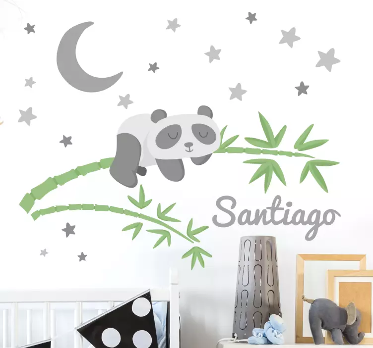 自定义熊猫图贴纸 - TenStickers