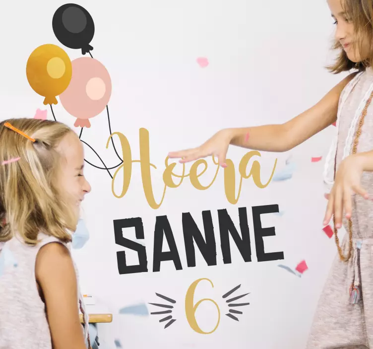 可定制的生日聚会墙贴 - TenStickers