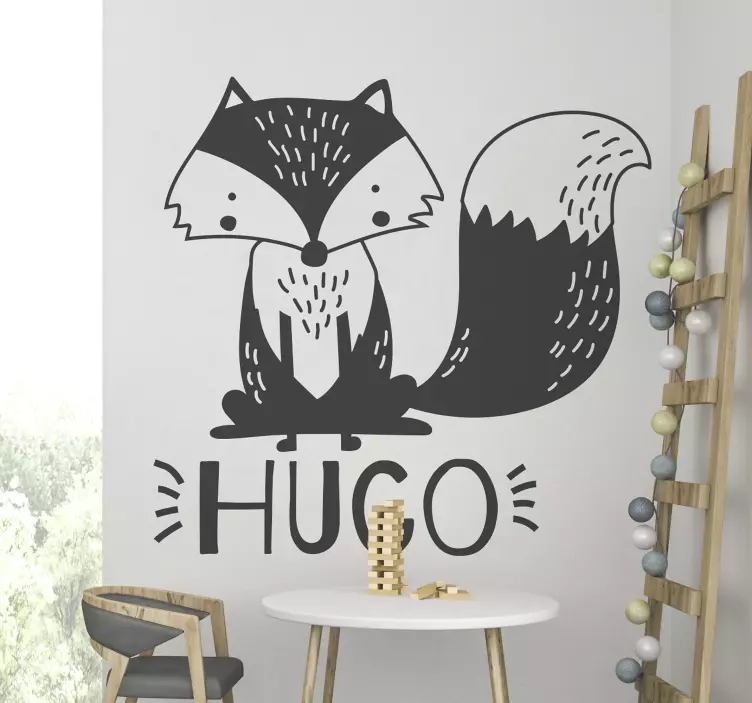 可自定义的狐狸插图贴纸 - TenStickers