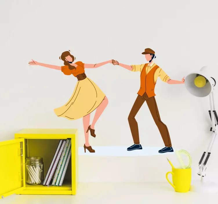 激情跳舞笔记本电脑贴纸 - TenStickers