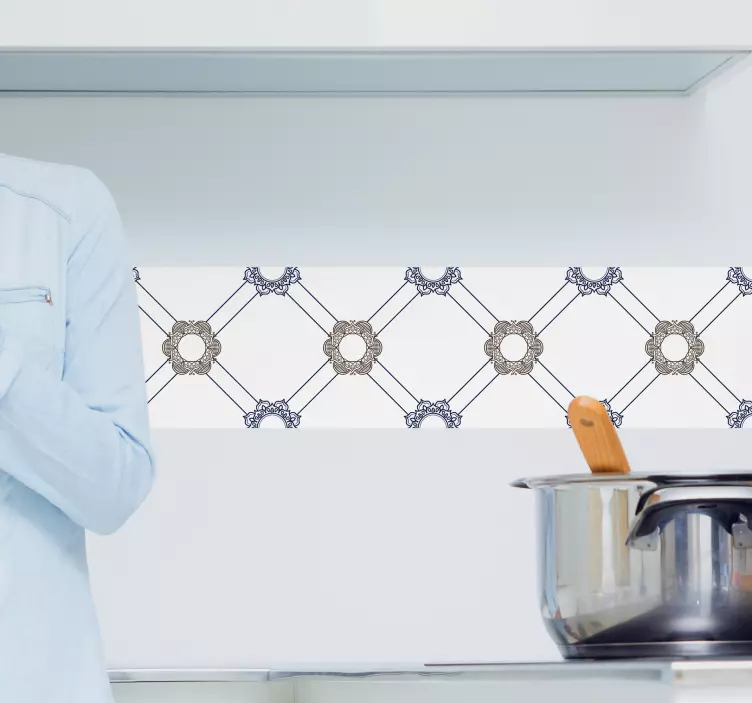 装饰花边框墙贴 - TenStickers