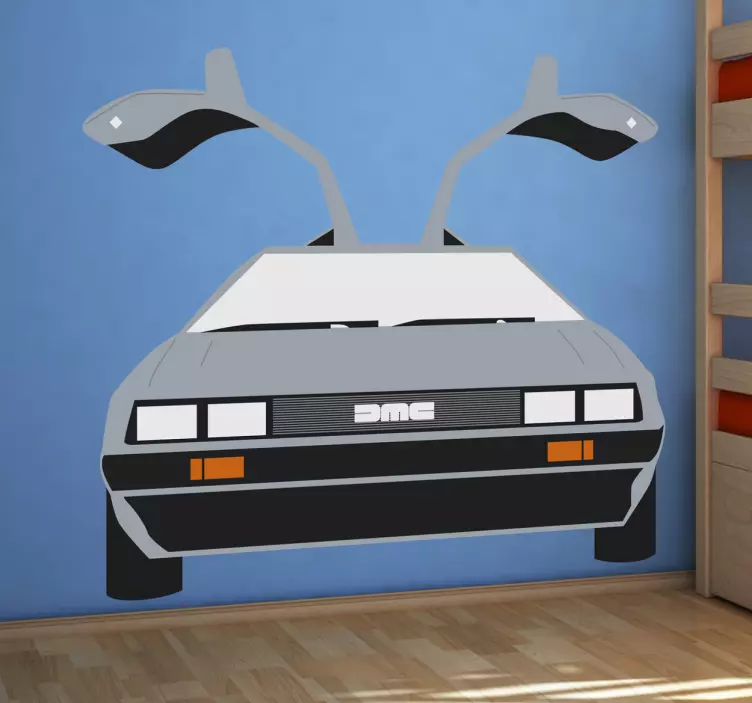 Delorean 80ies电影院墙贴 - TenStickers
