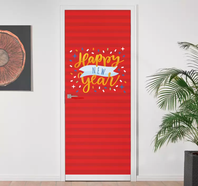 动物贴画迎新年祝福 - TenStickers