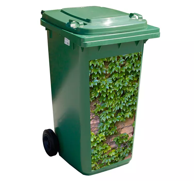 垃圾桶标志性的乙烯基搅拌器 - TenStickers