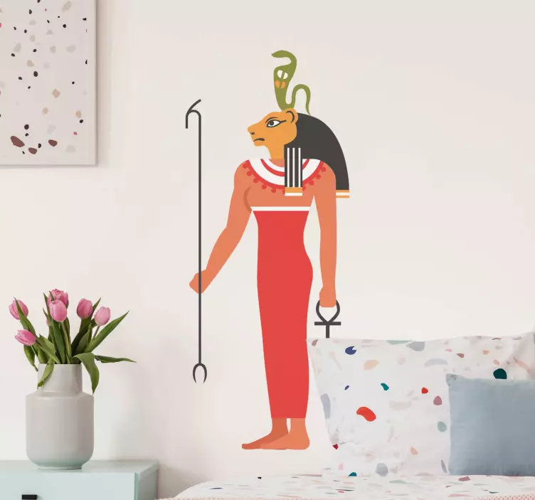 埃及神sekhmet政治贴纸 - TenStickers