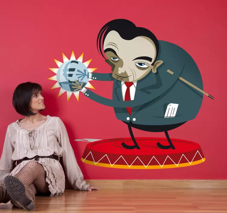 邪恶的天才墙贴花 - TenStickers