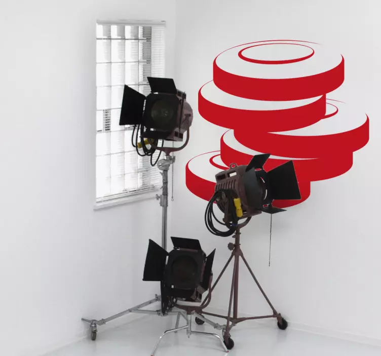 薄膜胶带叠墙贴纸 - TenStickers