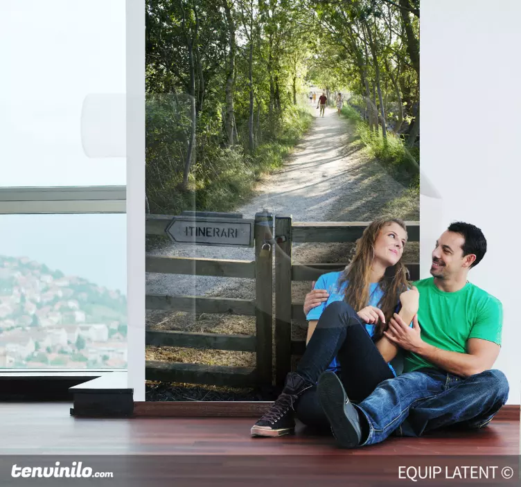 行人路墙贴 - TenStickers