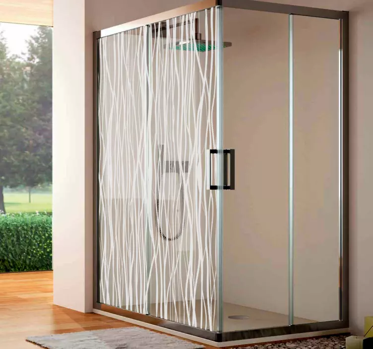 森林分支淋浴贴纸 - TenStickers