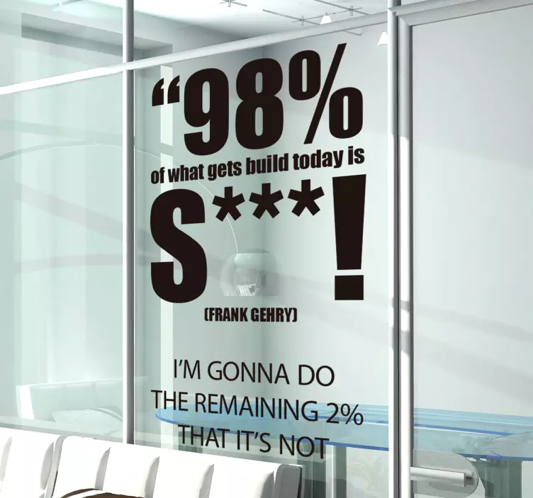 坦率的格里 - TenStickers