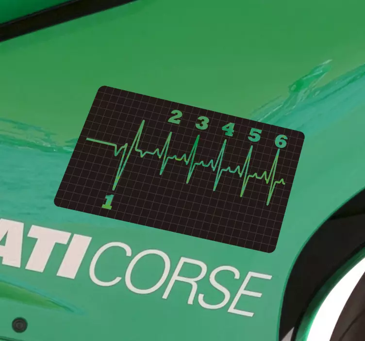 齿轮摩托车乙烯基贴花 - TenStickers