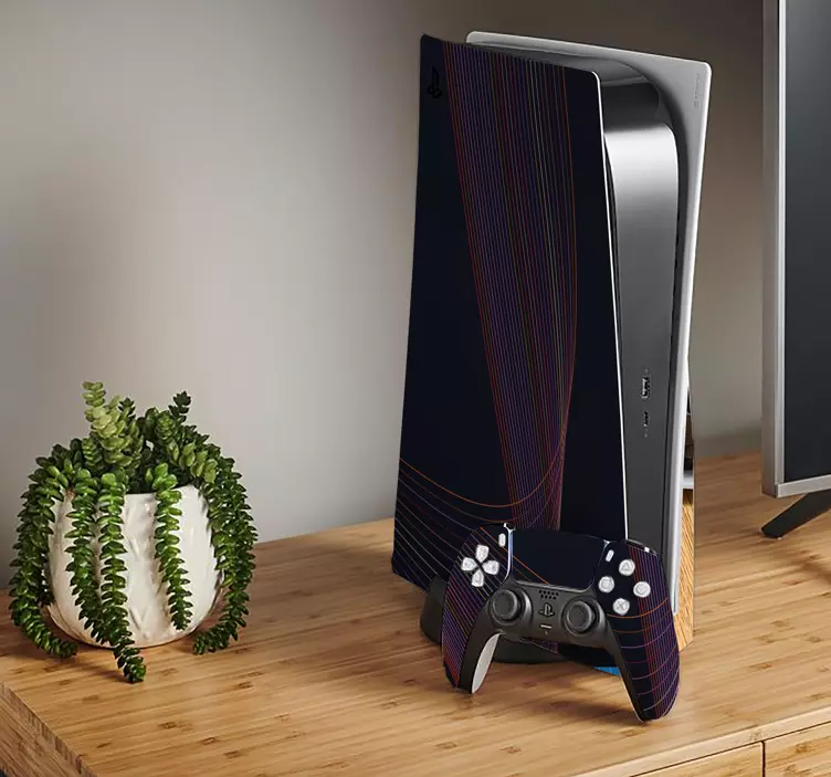 几何波ps 5贴纸 - TenStickers