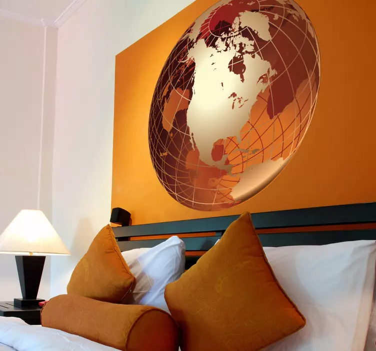 金色美国贴纸 - TenStickers