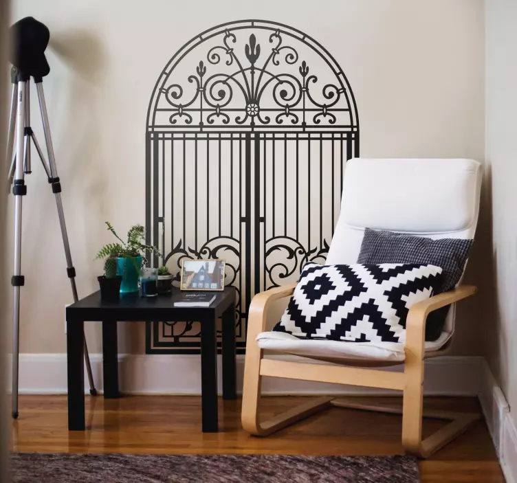 哥特式拱门复古贴纸 - TenStickers