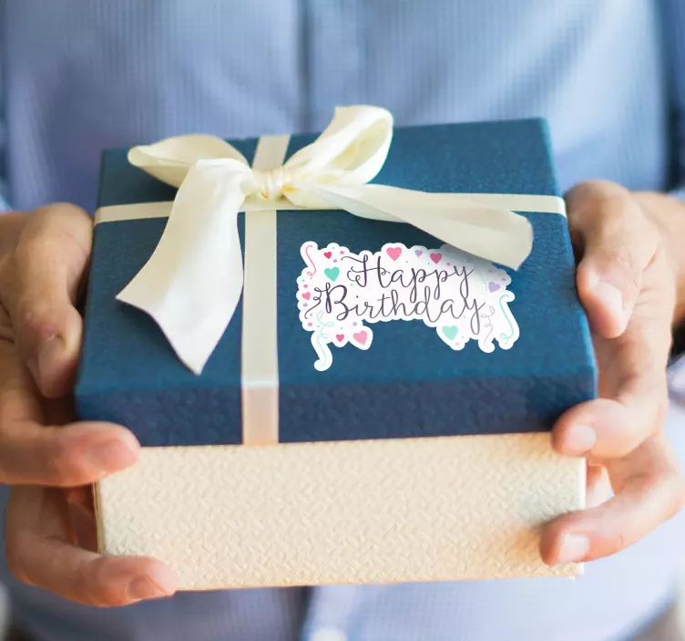 生日快乐贴纸 - TenStickers