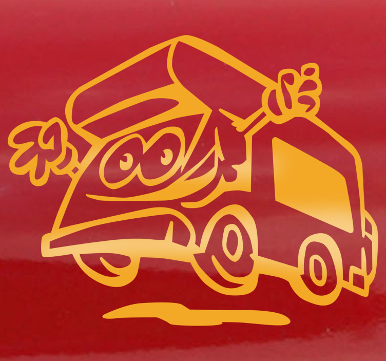 快乐的商队装饰贴花 - TenStickers