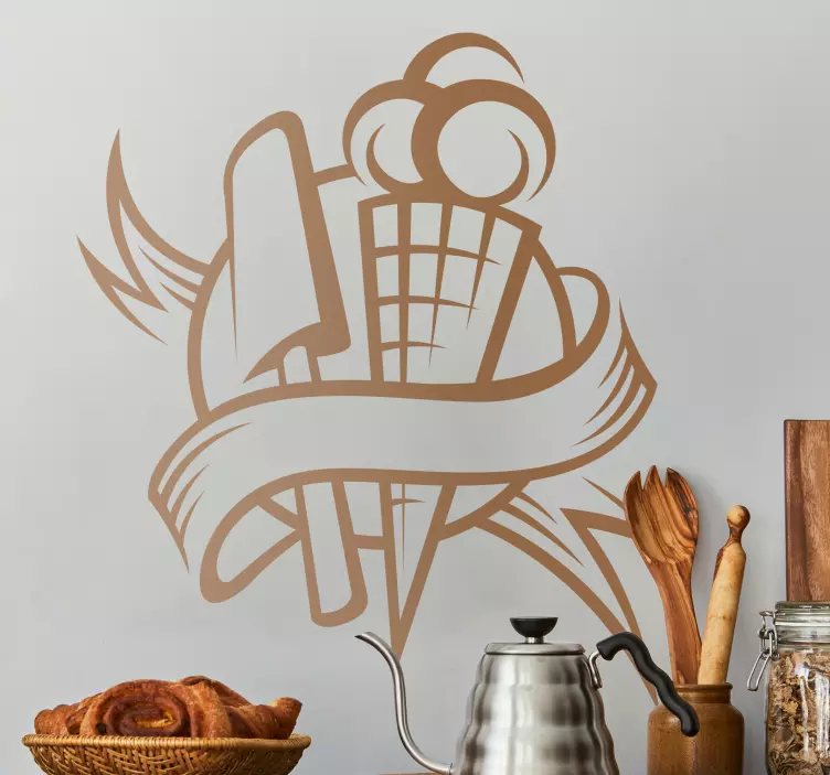 冰淇淋厨房贴纸 - TenStickers