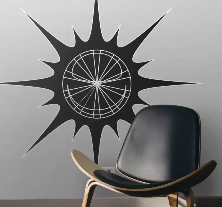 发光的太阳贴纸 - TenStickers