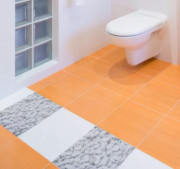 仿石地板贴纸 - TenStickers