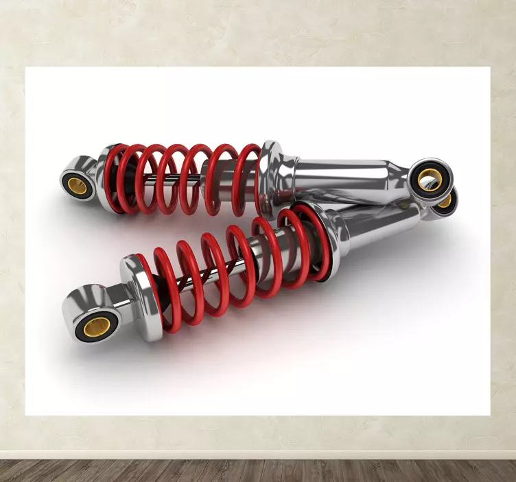 动物贴画装饰性减震器贴纸 - TenStickers