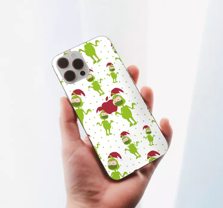 动物贴画 快乐的绿色角色 - TenStickers