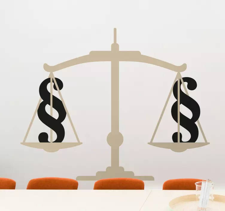 司法段法律贴纸 - TenStickers