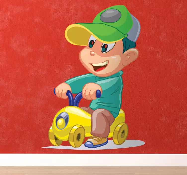 玩具车的孩子贴纸 - TenStickers