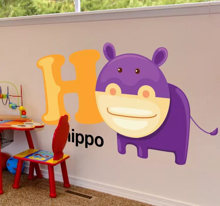 儿童字母h贴纸 - TenStickers