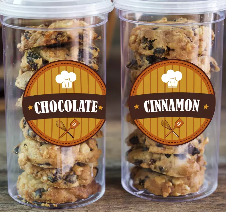 厨房标签食品贴纸 - TenStickers