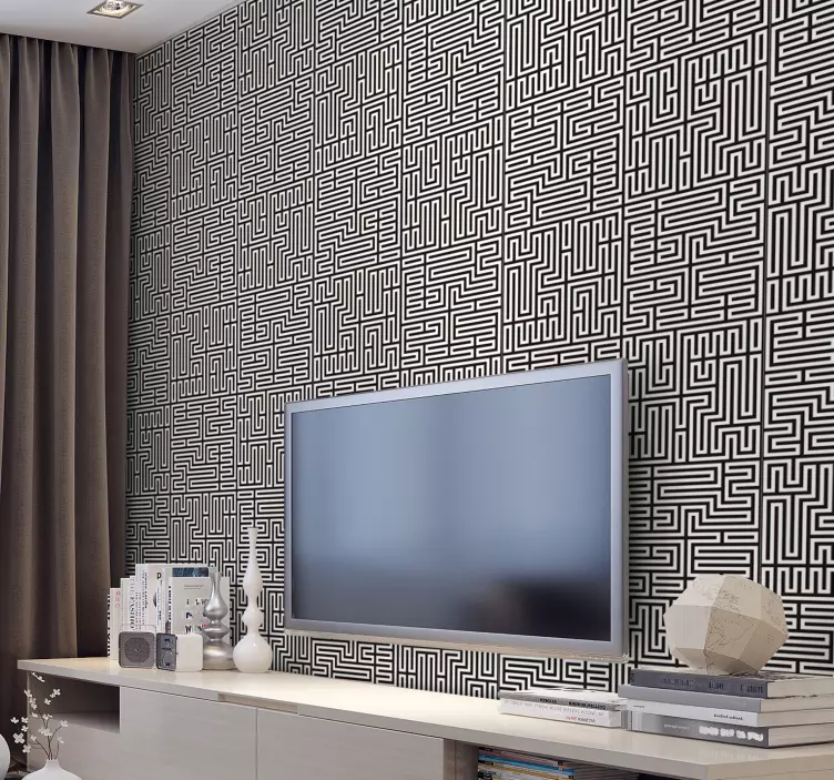 迷宫墙壁画贴纸 - TenStickers