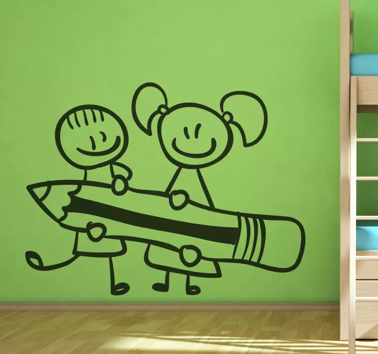 小学生孩子贴纸 - TenStickers