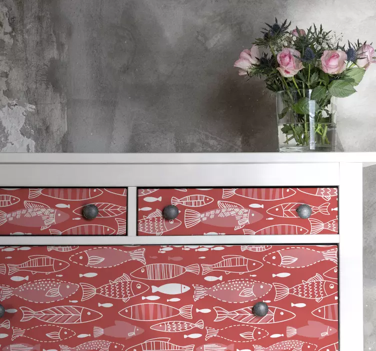 海上许多鱼（家具）家具贴花 - TenStickers