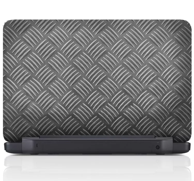 金属面板笔记本电脑贴纸 - TenStickers