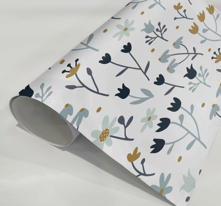 家具贴画 微細的花 - TenStickers