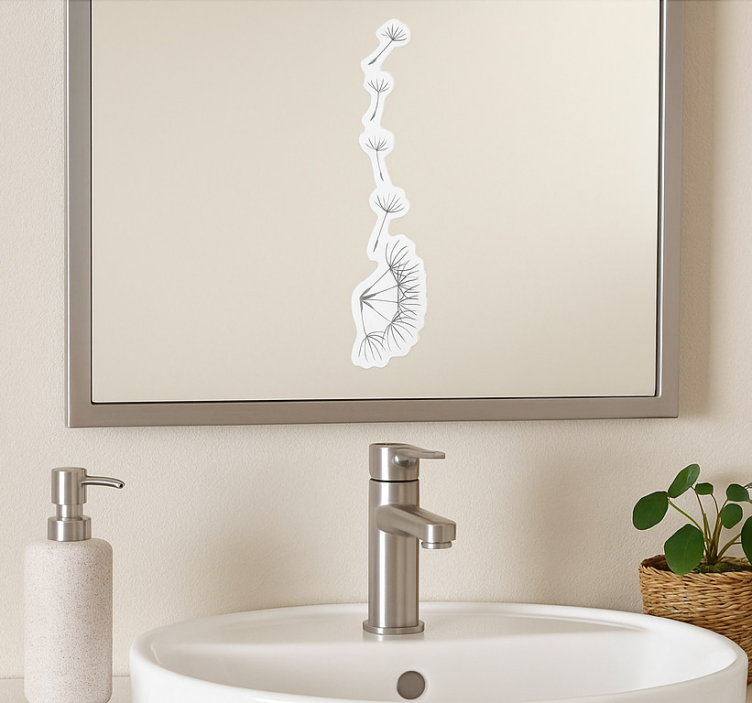 动物贴画蒲公英种子漂流 - TenStickers