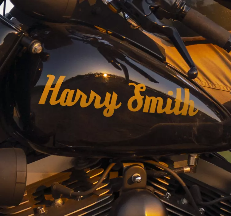 个性贴纸 摩托车书法 - TenStickers