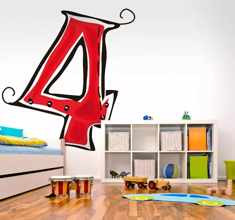 4号贴纸 - TenStickers