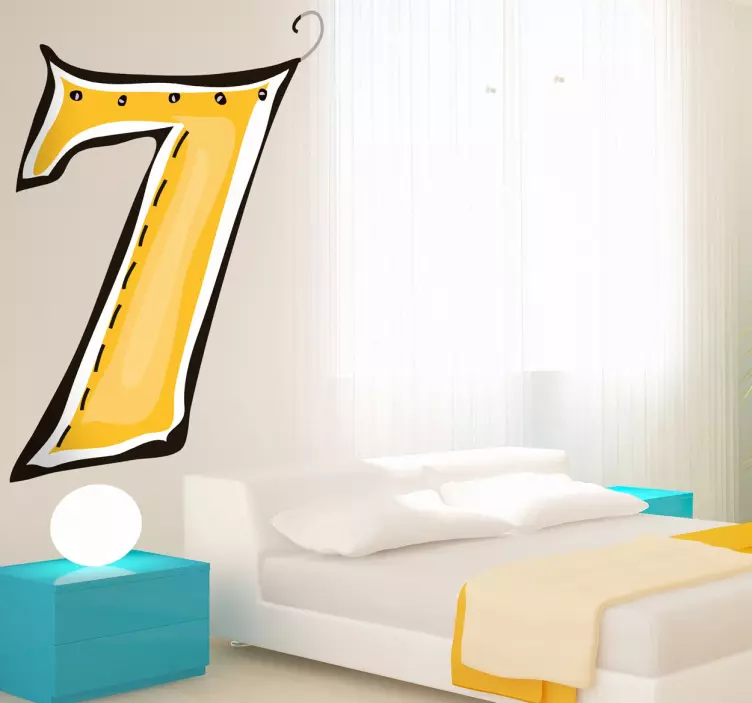 7号贴纸 - TenStickers