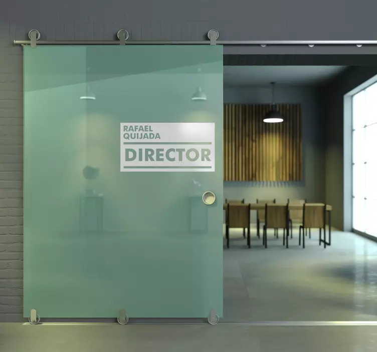 门贴 可定制的货物 - TenStickers