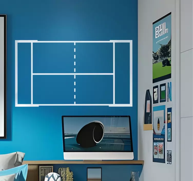 贴纸 其他体育项目 桨球场 - TenStickers