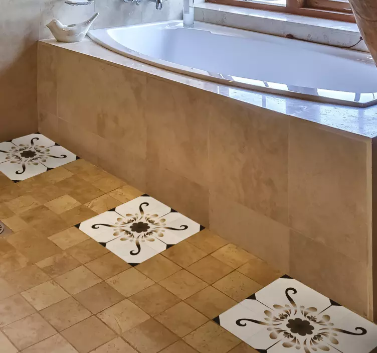 图案地板乙烯基贴纸 - TenStickers