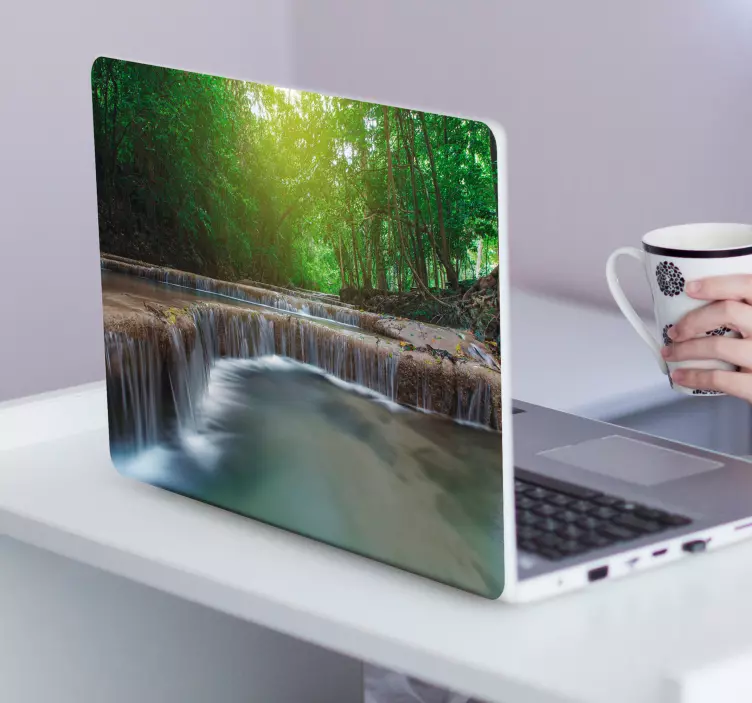 和平森林笔记本电脑贴纸 - TenStickers