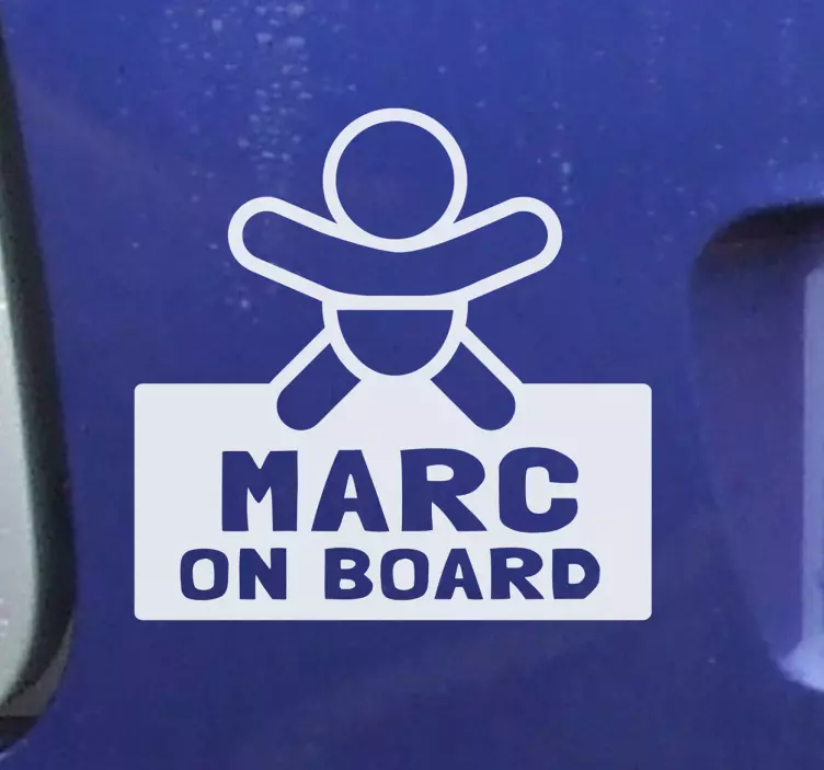 个性化的婴儿 - TenStickers