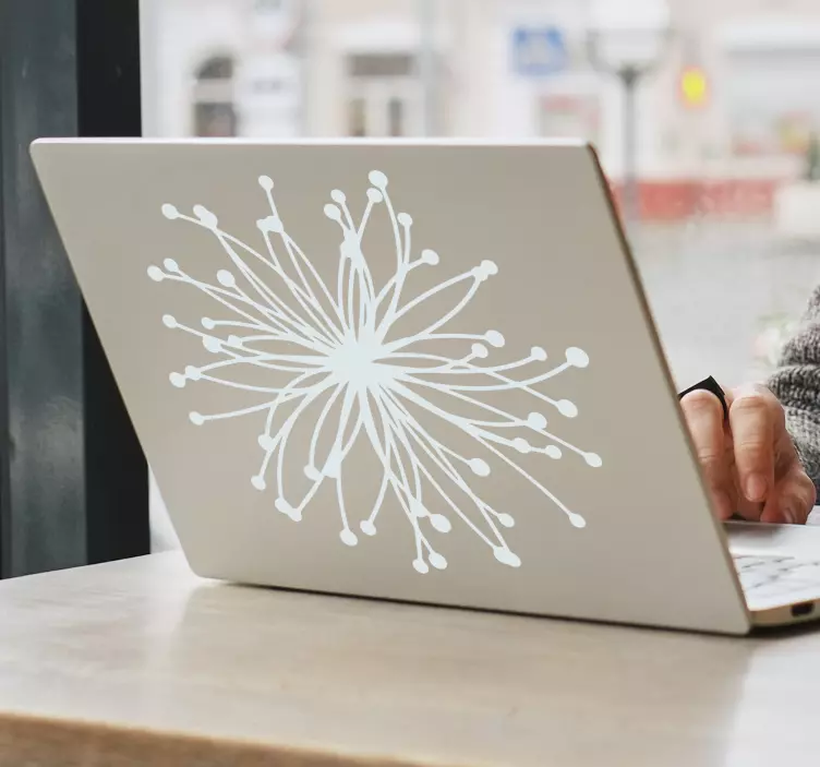 流行核笔记本电脑贴纸 - TenStickers