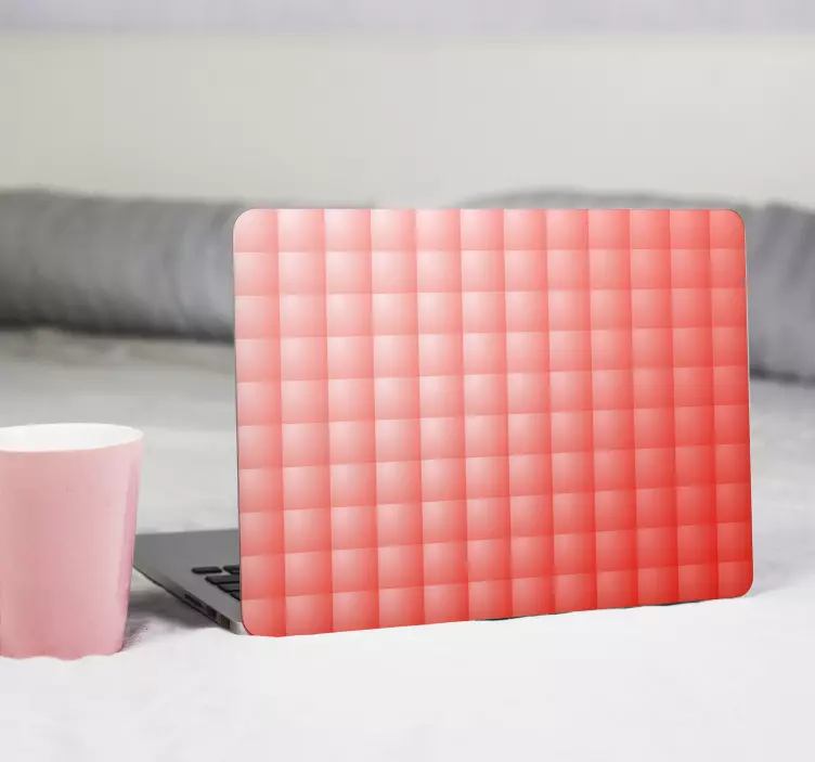 便携式生活珊瑚图案笔记本电脑贴花 - TenStickers