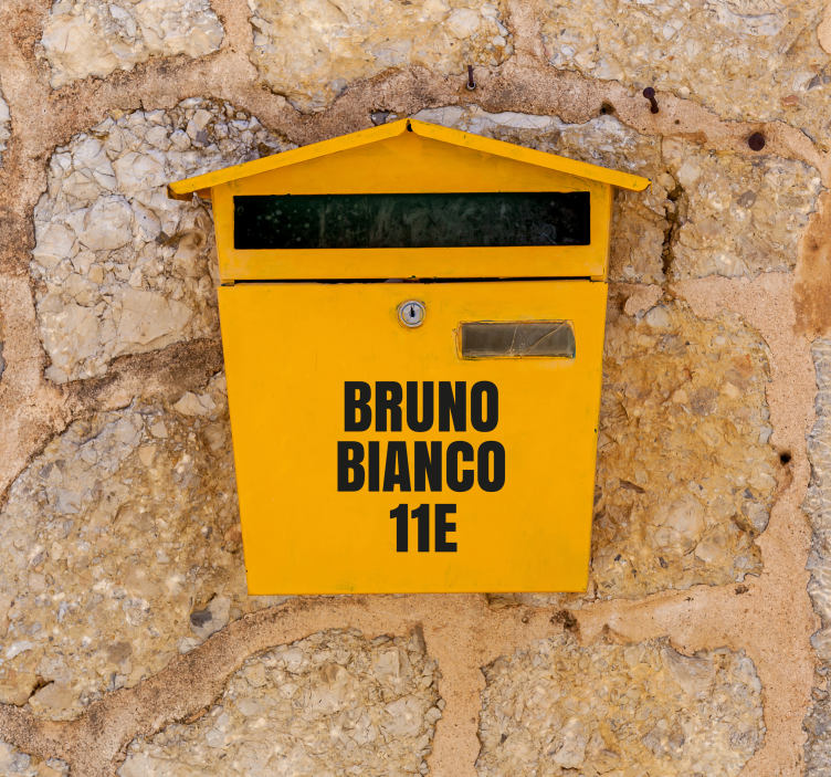 动物贴画 1 英寸邮箱信件 - TenStickers